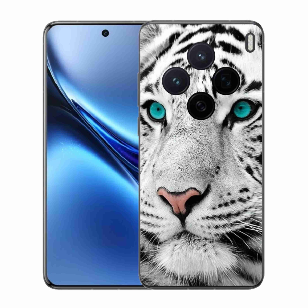 Gélový kryt mmCase na Vivo X200 5G - biely tiger