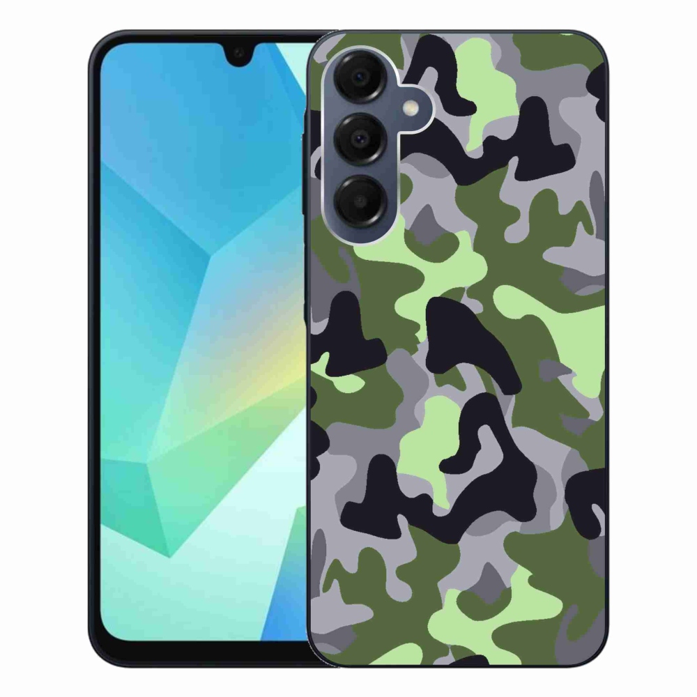Gélový kryt mmCase na Samsung Galaxy A16 4G/5G - maskáčový vzor 7