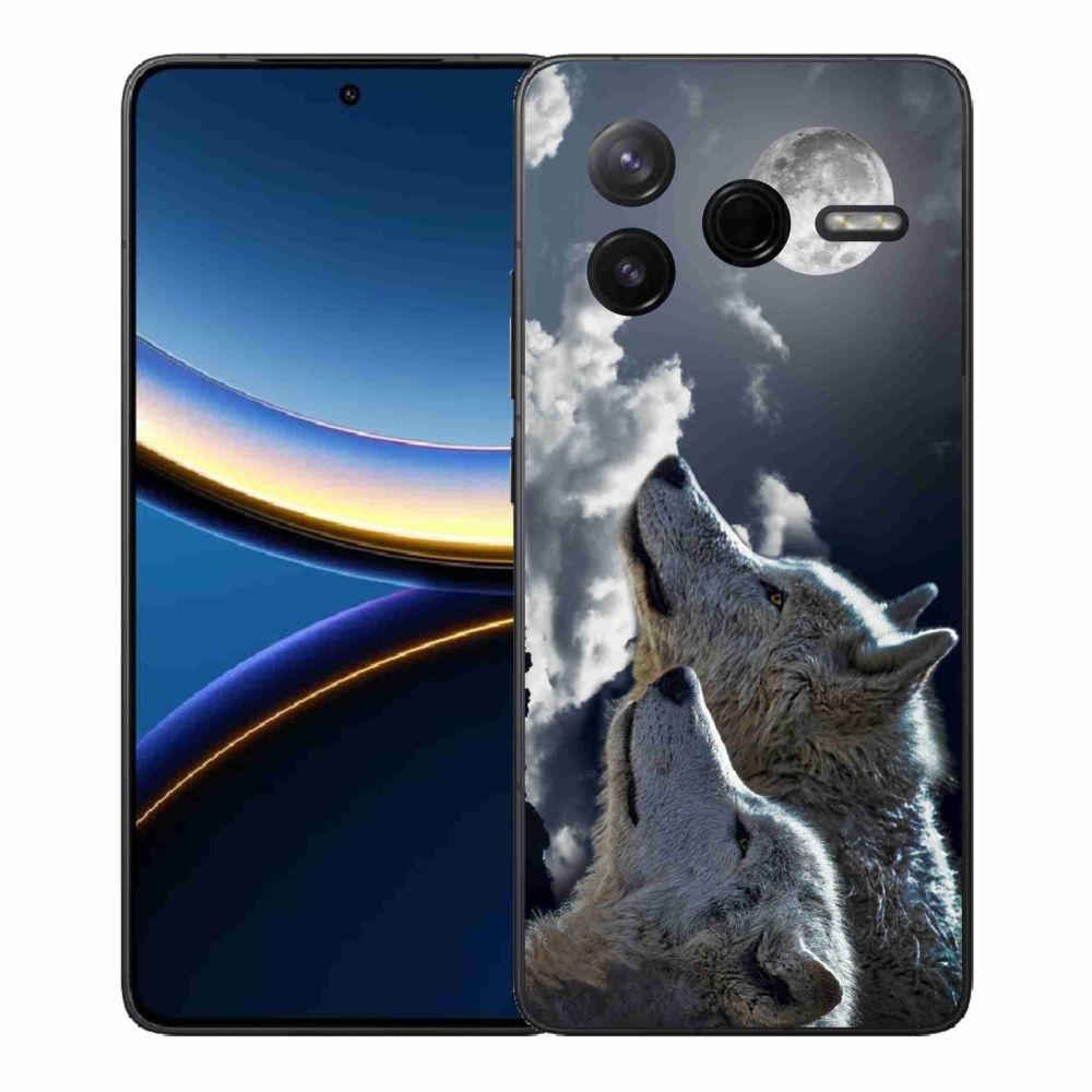 Gélový kryt mmCase na Xiaomi Poco F7 Pro - vlci