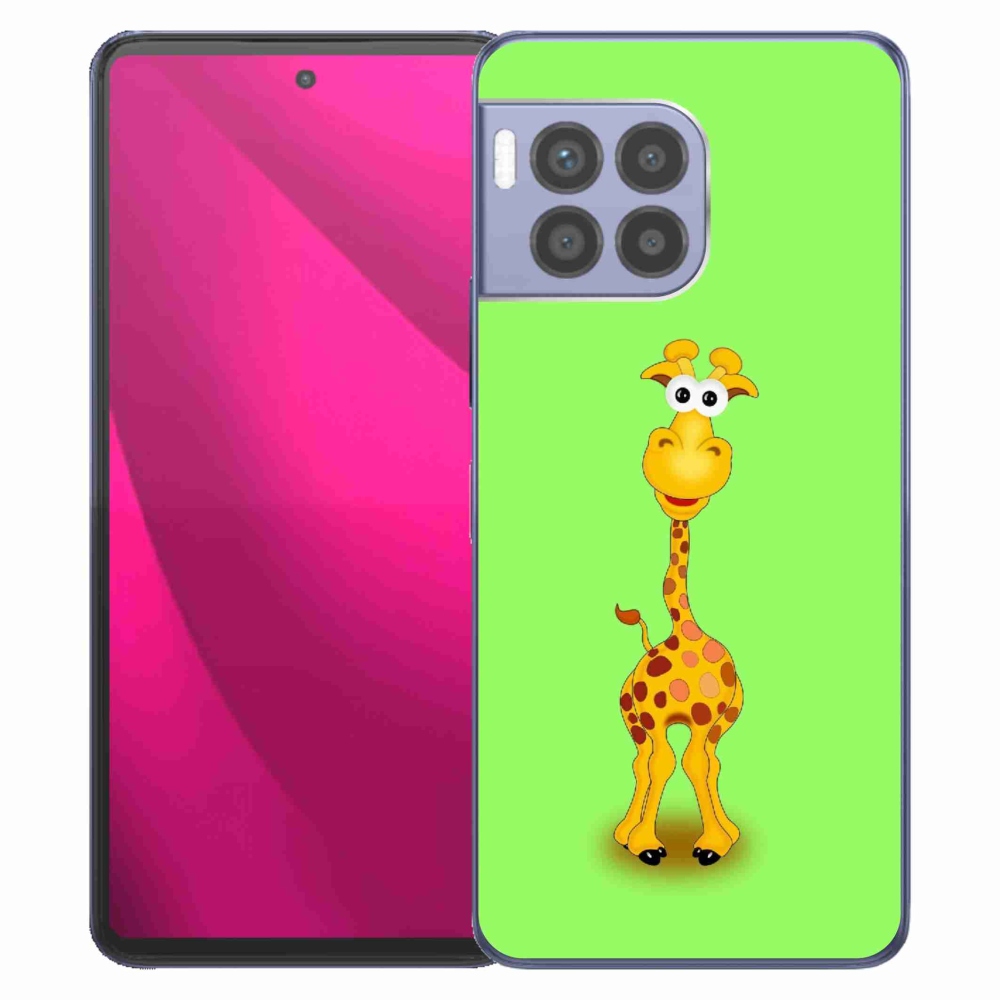 Gélový kryt mmCase na T-Mobile T Phone 2 Pro - kreslená žirafa