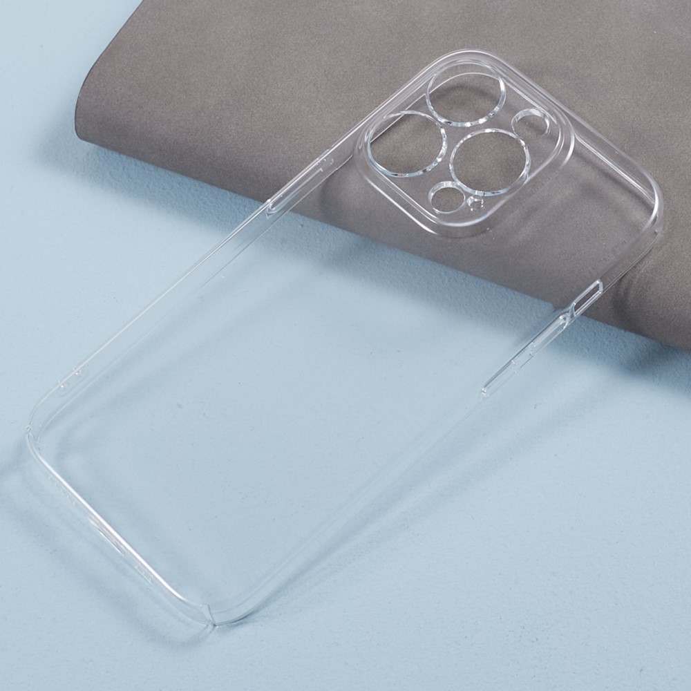 Priehľadný plastový obal s gélovými hranami na iPhone 15 Pro