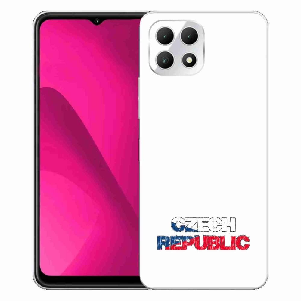 Gélový kryt mmCase na T-Mobile T Phone 2 - Czech Republic biele pozadie