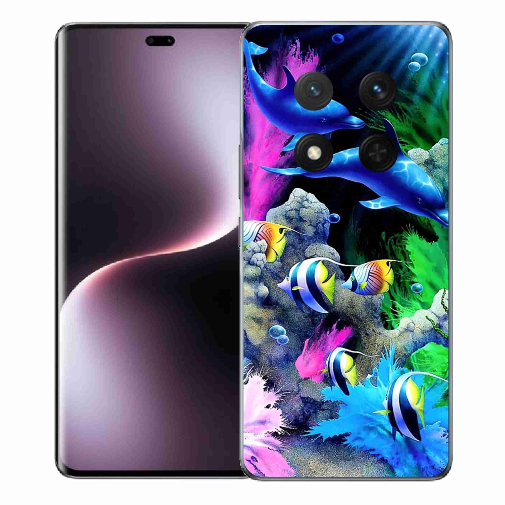 Gélový kryt mmCase na Honor Magic 7 Lite 5G - morský svet