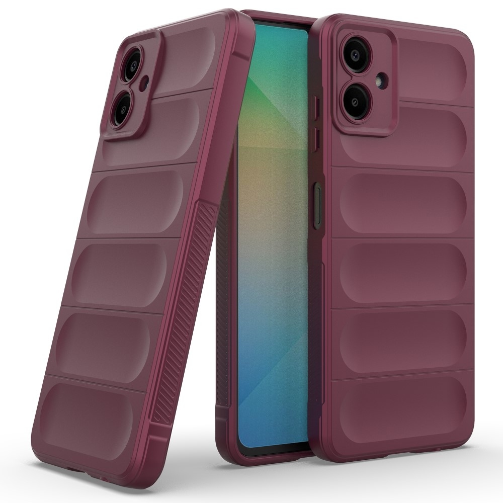 Rugg odolný gélový obal na Samsung Galaxy A06 4G - vínový