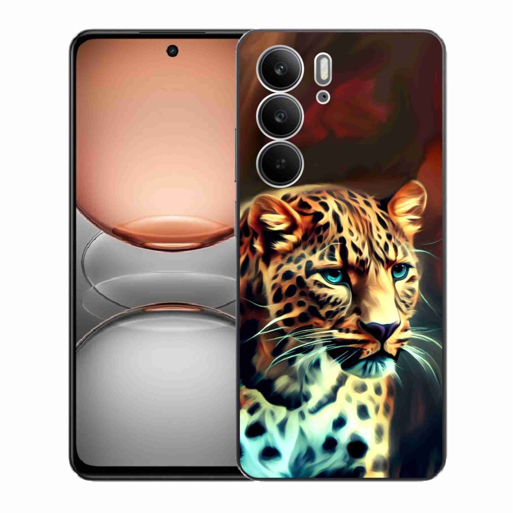 Gélový kryt mmCase na Realme C75 - leopard