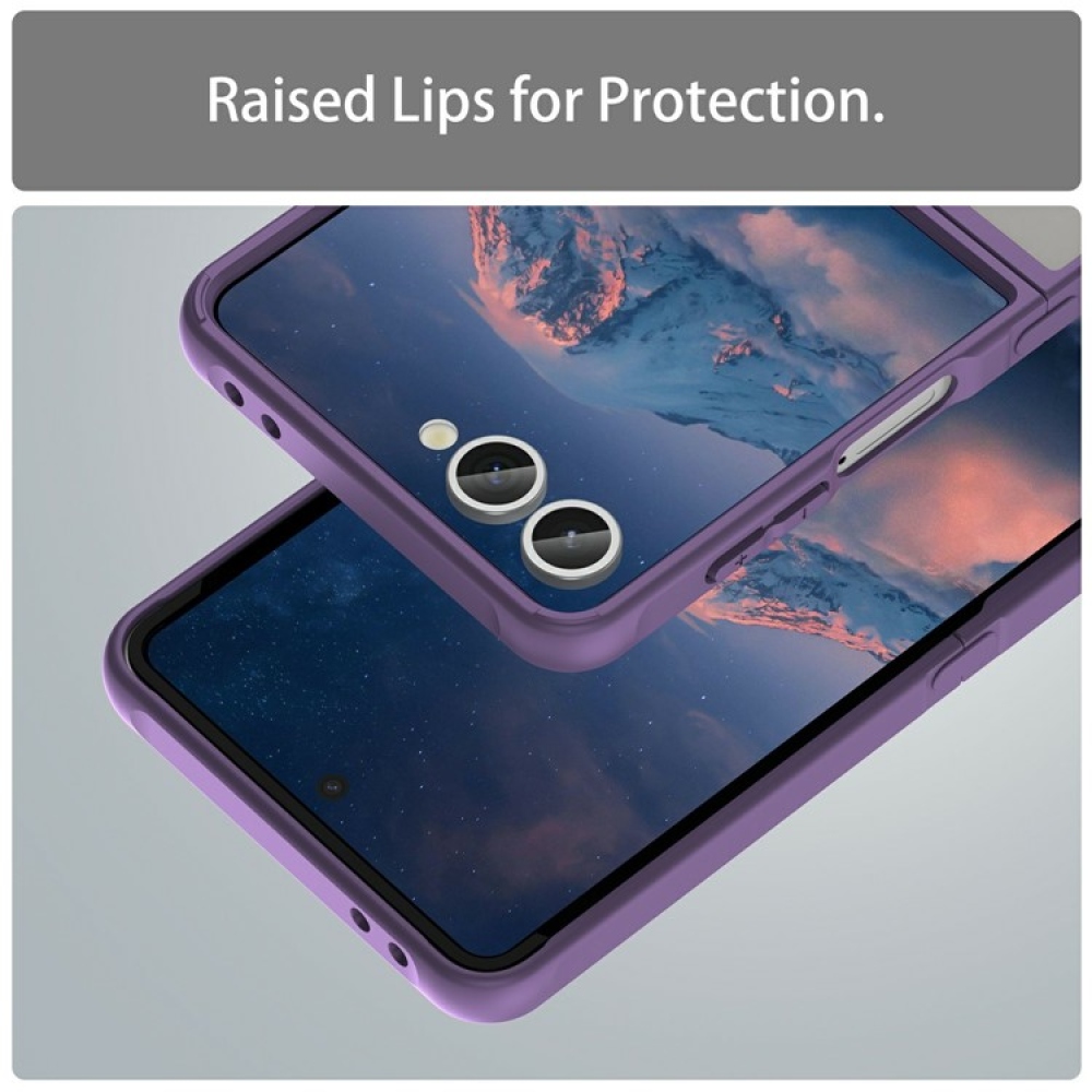 Case matný gélový obal s MagSafe na Samsung Galaxy Z Flip7 5G - fialový