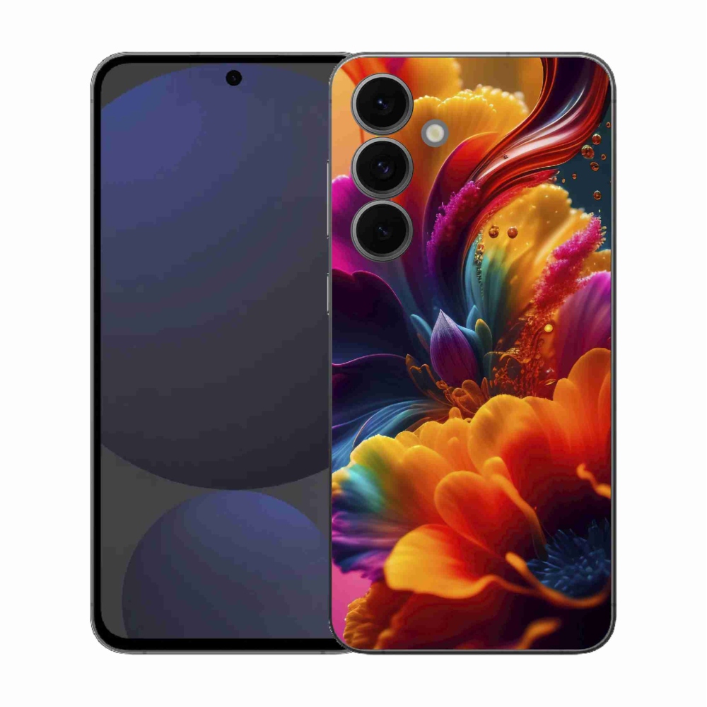 Gélový kryt mmCase na Samsung Galaxy S25 FE - abstraktný motív 2