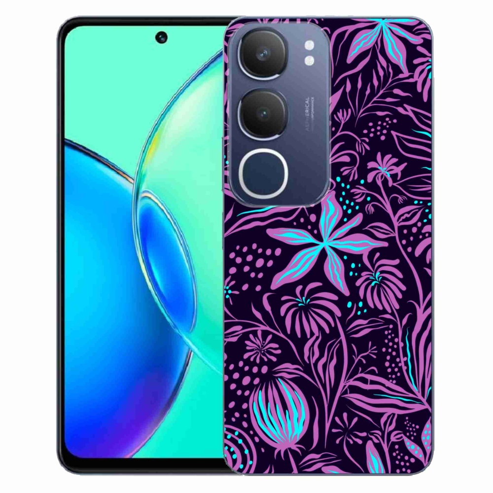 Gélový kryt mmCase na Vivo Y19s - kvety 2