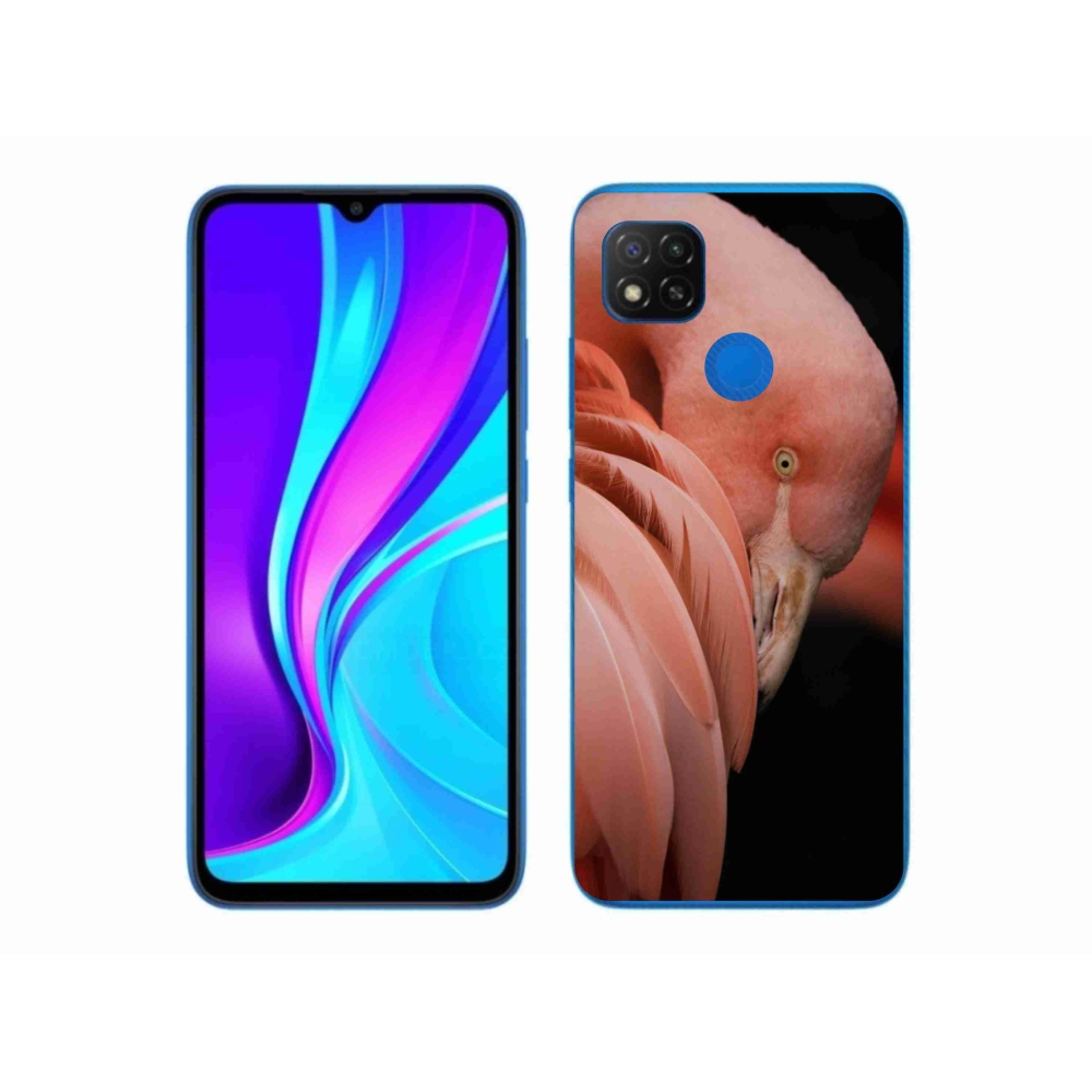 Gélový kryt mmCase na Xiaomi Redmi 9C - plameniak 3