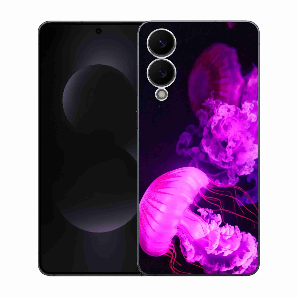 Gélový kryt mmCase na Samsung Galaxy S25 Edge - medúza 1