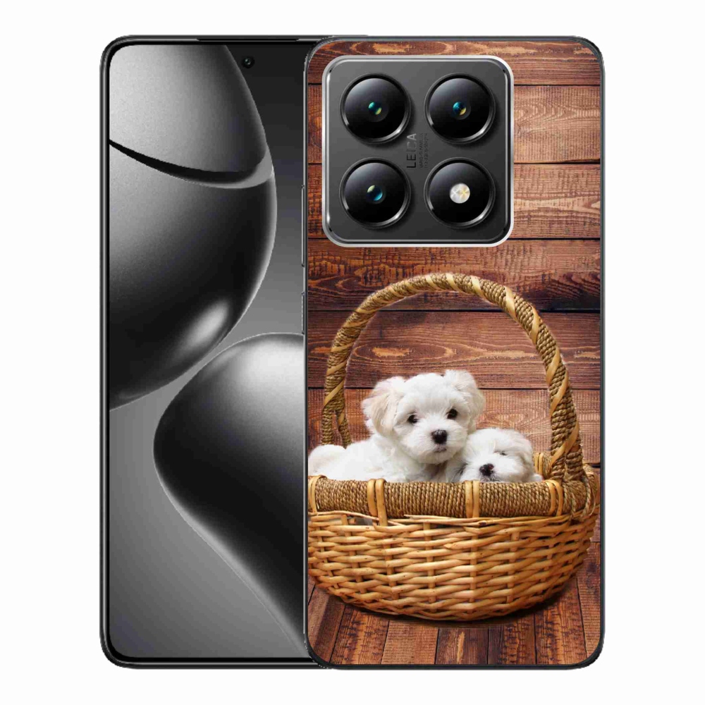Gélový kryt mmCase na Xiaomi 14T - šteniatka