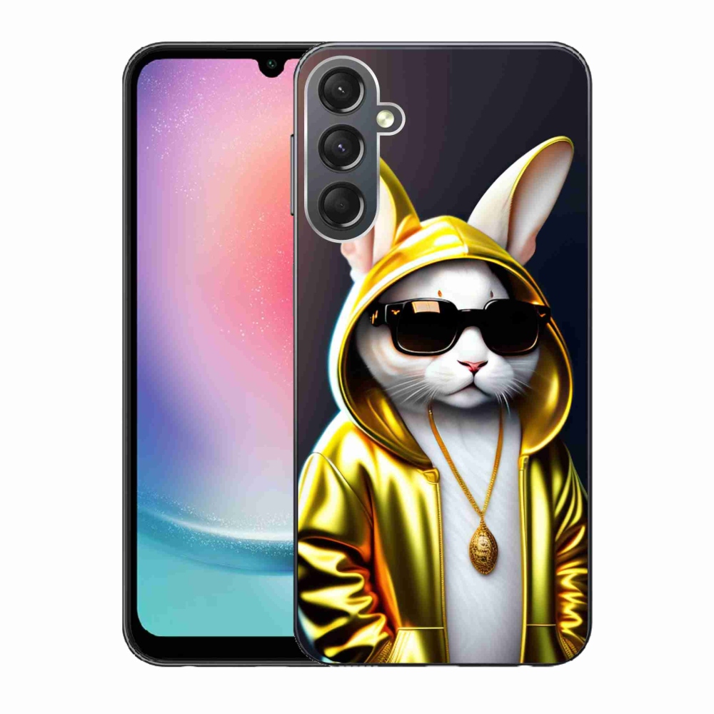 Gélový kryt mmCase na Samsung Galaxy A24 - mačka boss