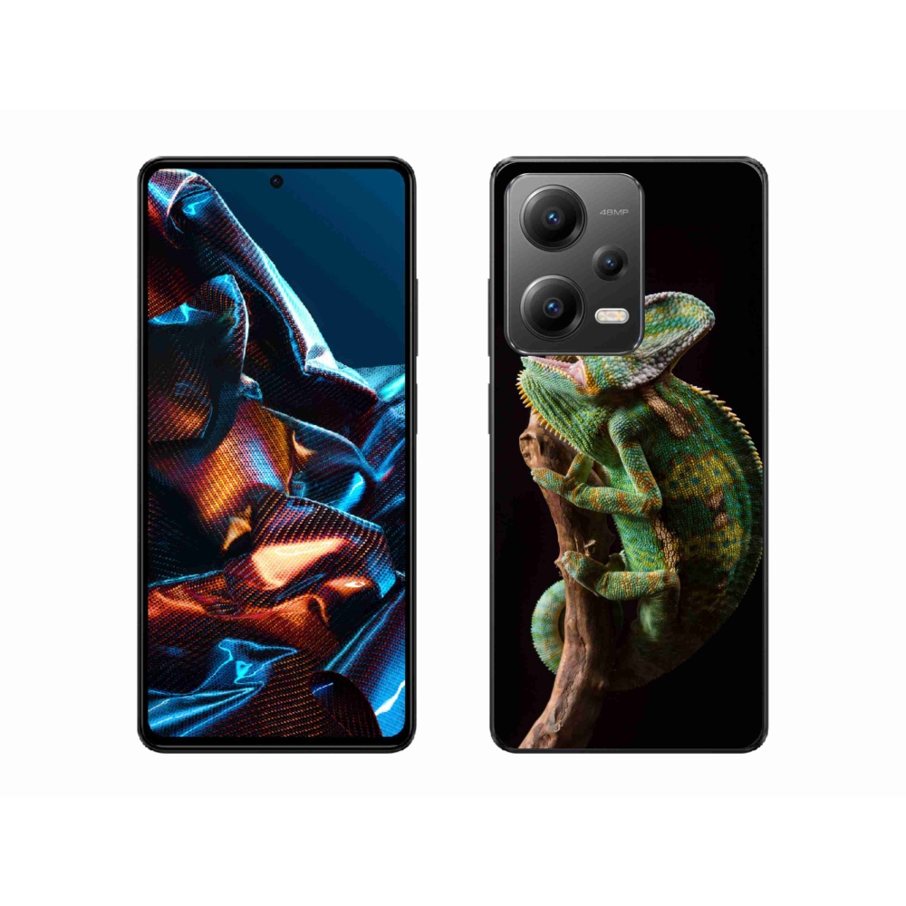 Gélový kryt mmCase na Xiaomi Redmi Note 12 Pro 5G - chameleón