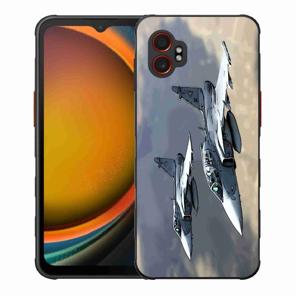 Gélový kryt mmCase na Samsung Galaxy Xcover 7 Pro - stíhačky