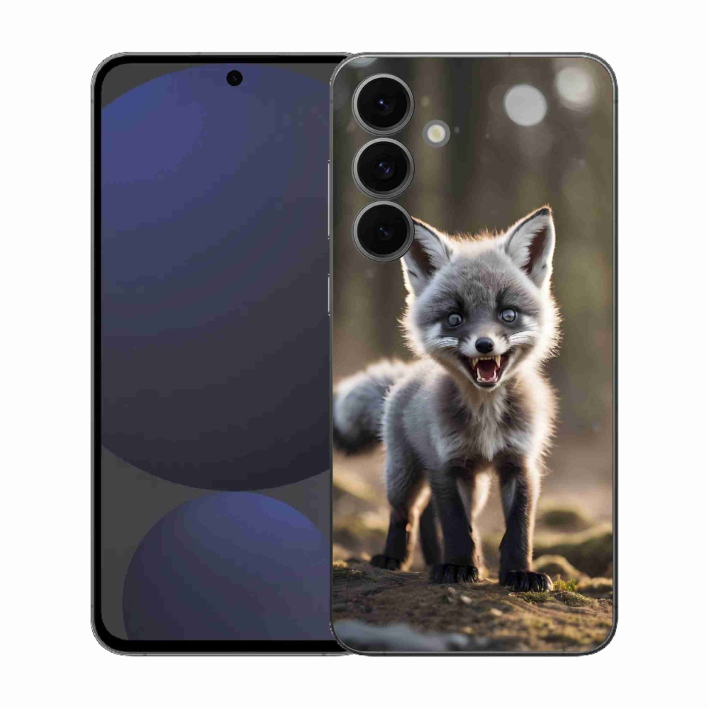 Gélový kryt mmCase na Samsung Galaxy S25 FE - rozzúrená líška