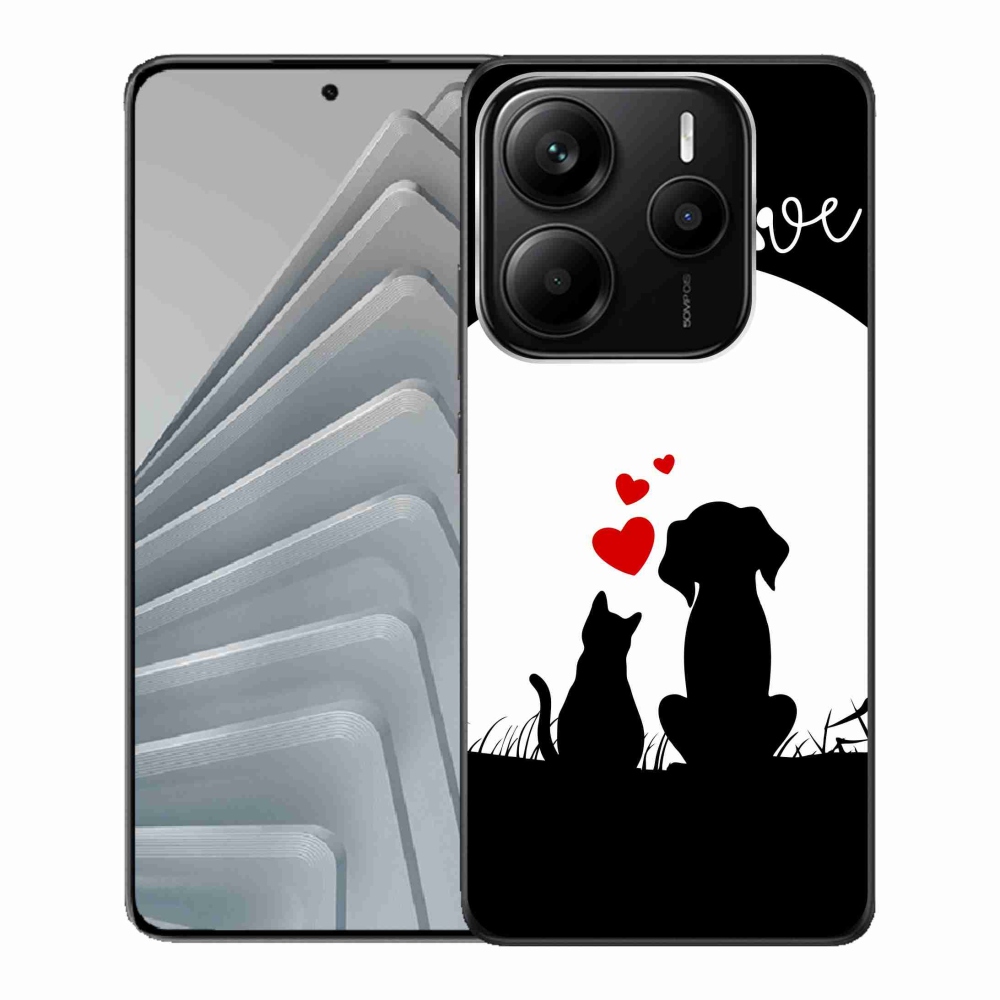 Gélový kryt mmCase na Xiaomi Redmi Note 14 5G - zvieracia láska