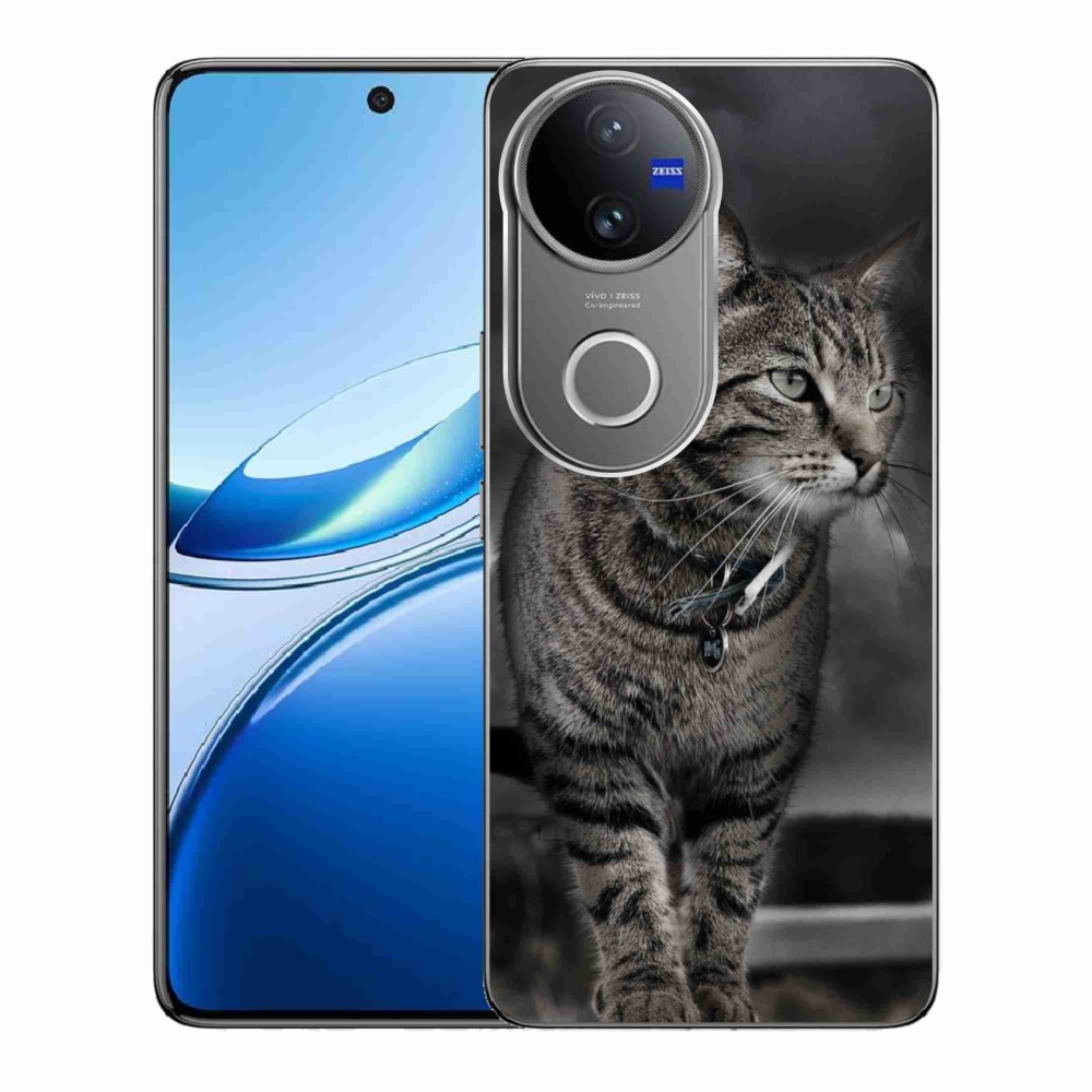 Gélový kryt mmCase na Vivo V50 5G - mačka