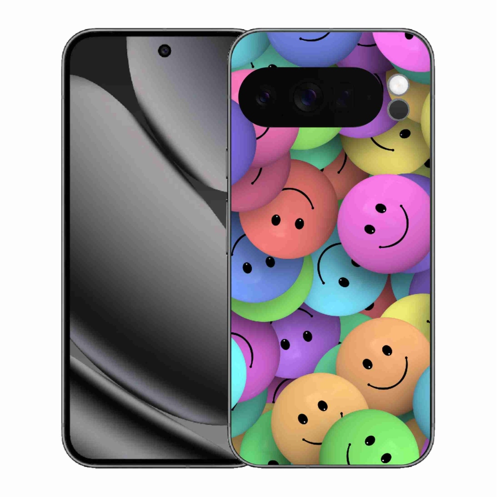 Gélový kryt mmCase na Google Pixel 10 Pro XL - farební smajlíci