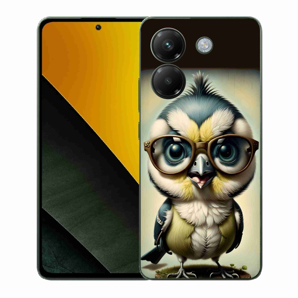 Gélový kryt mmCase na Xiaomi Poco M7 Pro 5G - mláďa s okuliarmi