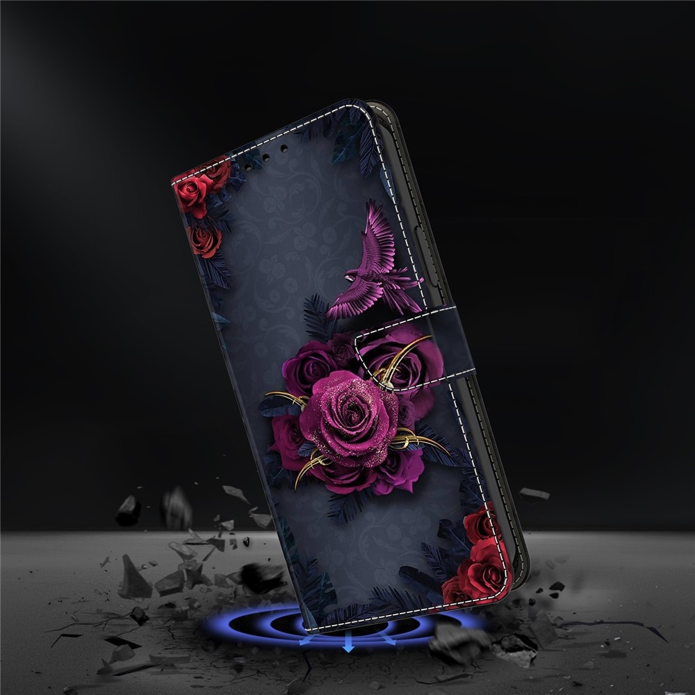 Smooth knižkové púzdro na Samsung Galaxy A07 4G - fialový kvet