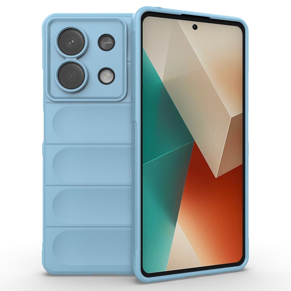 Rugg odolný gélový obal na Xiaomi Redmi Note 13 5G - svetlomodrý