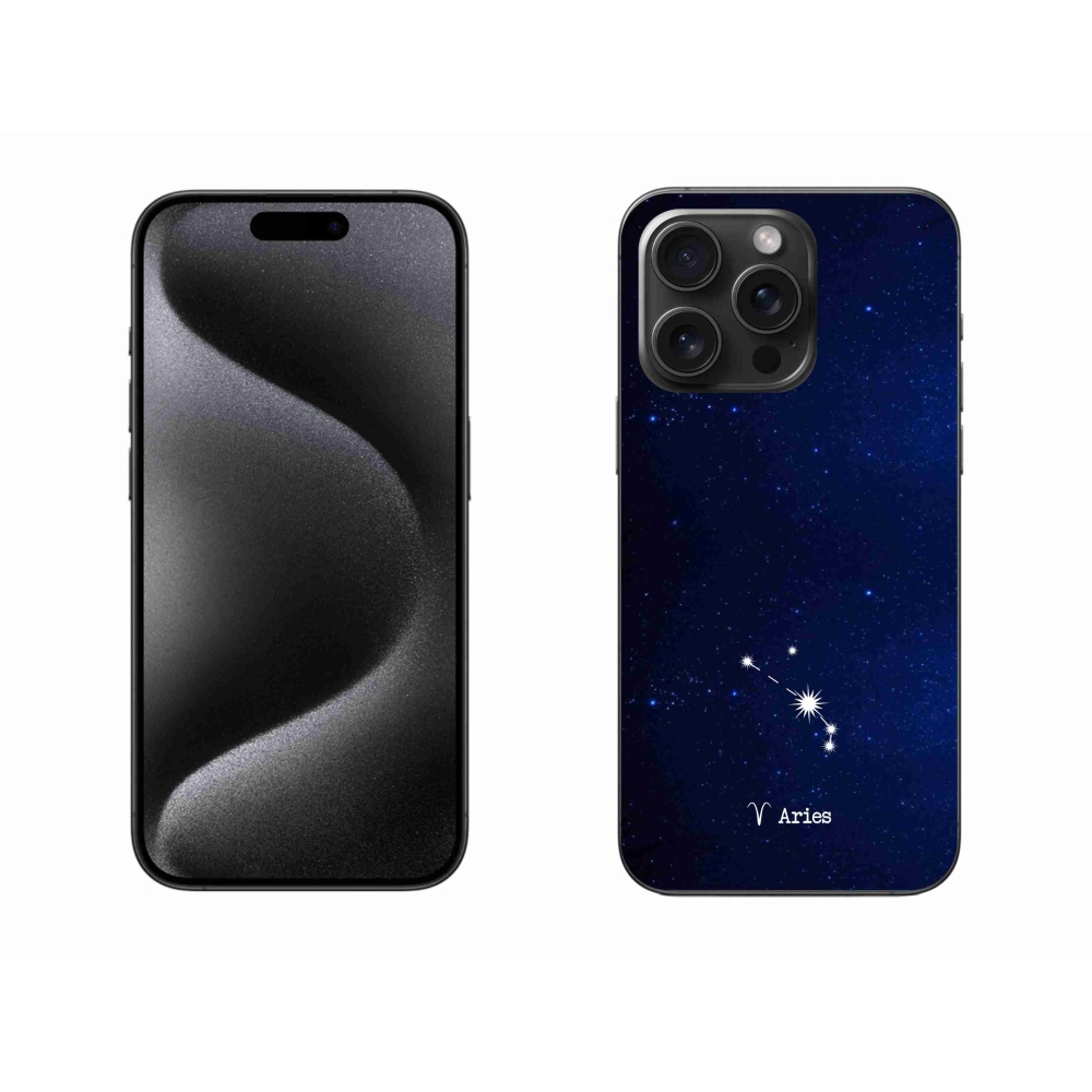 Gélový kryt mmCase na iPhone 15 Pro Max - súhvezdie Barana