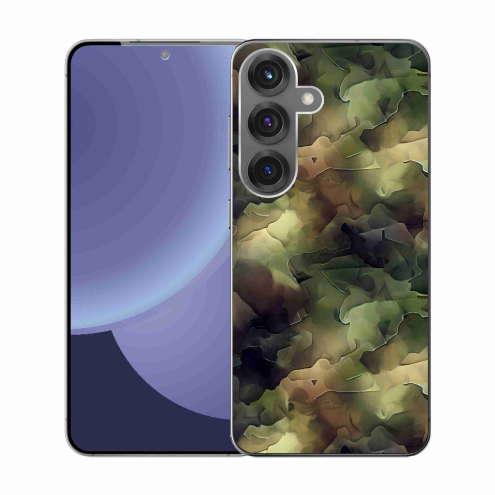 Gélový kryt mmCase na Samsung Galaxy S25 - maskáčový vzor 10