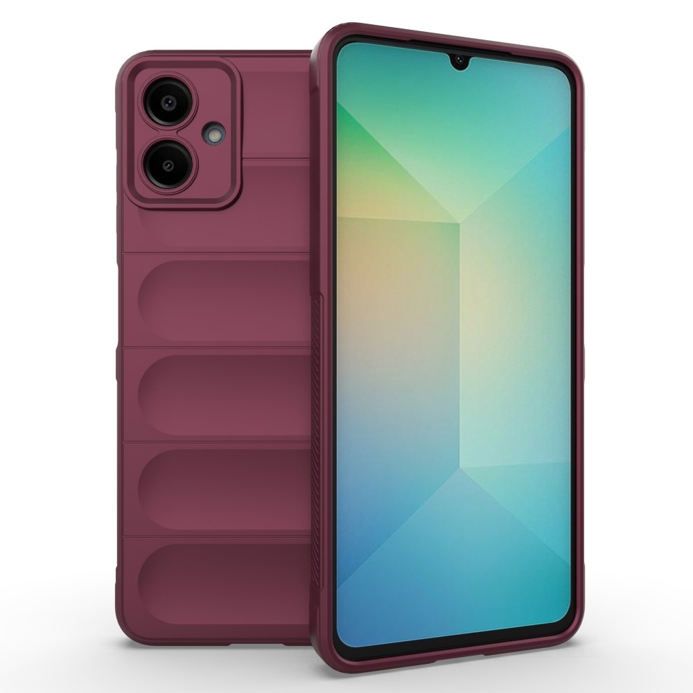 Rugg odolný gélový obal na Samsung Galaxy A06 4G - vínový