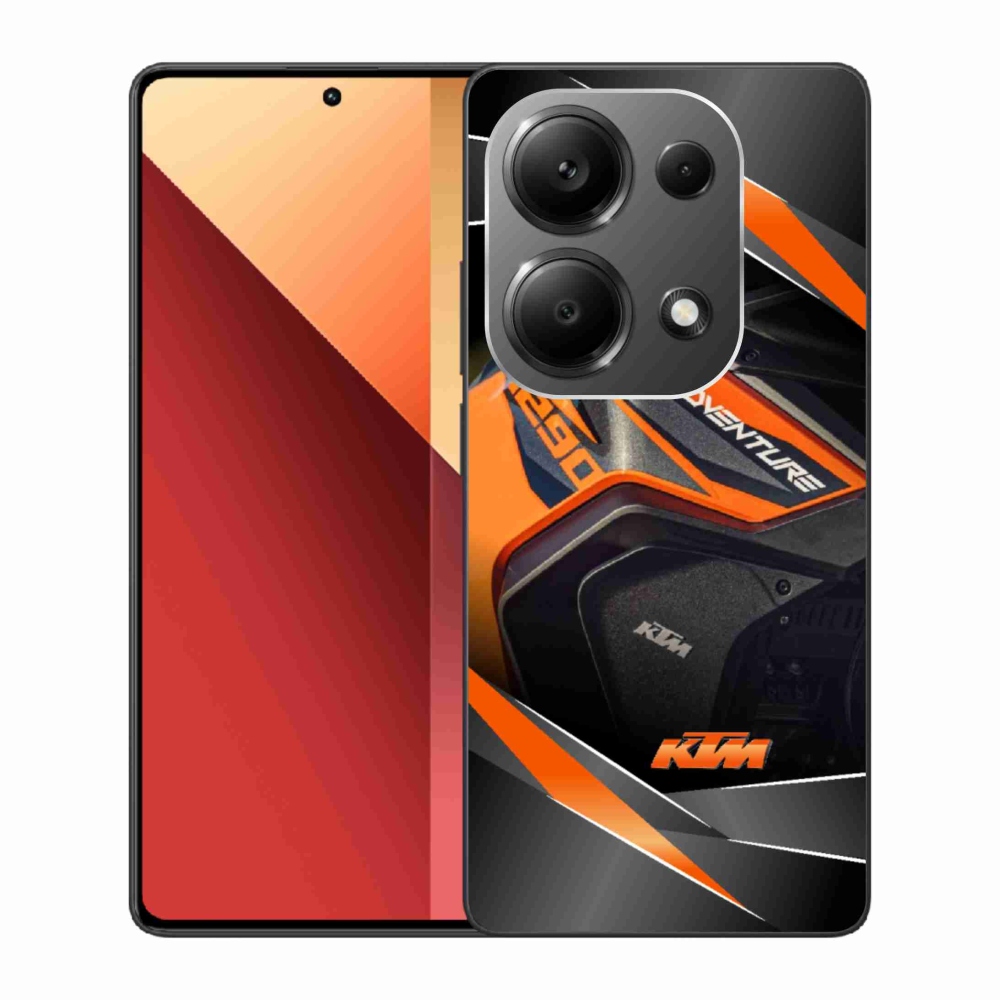 Gélový kryt mmCase na Xiaomi Redmi Note 13 Pro 4G/Poco M6 Pro - motorka ktm