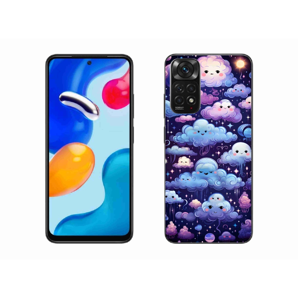 Gélový kryt mmCase na Xiaomi Redmi Note 11 4G - mráčiky