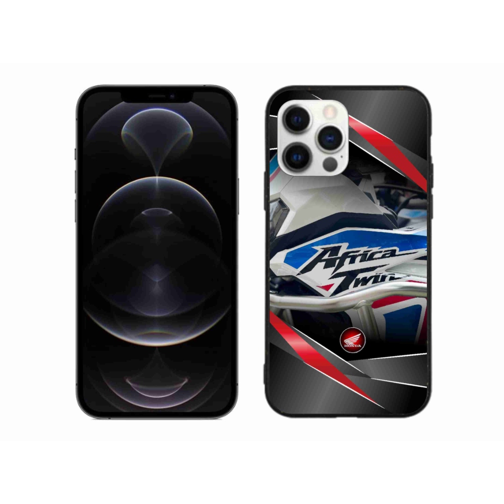 Gélový kryt mmCase na iPhone 12 Pro Max - motorka honda