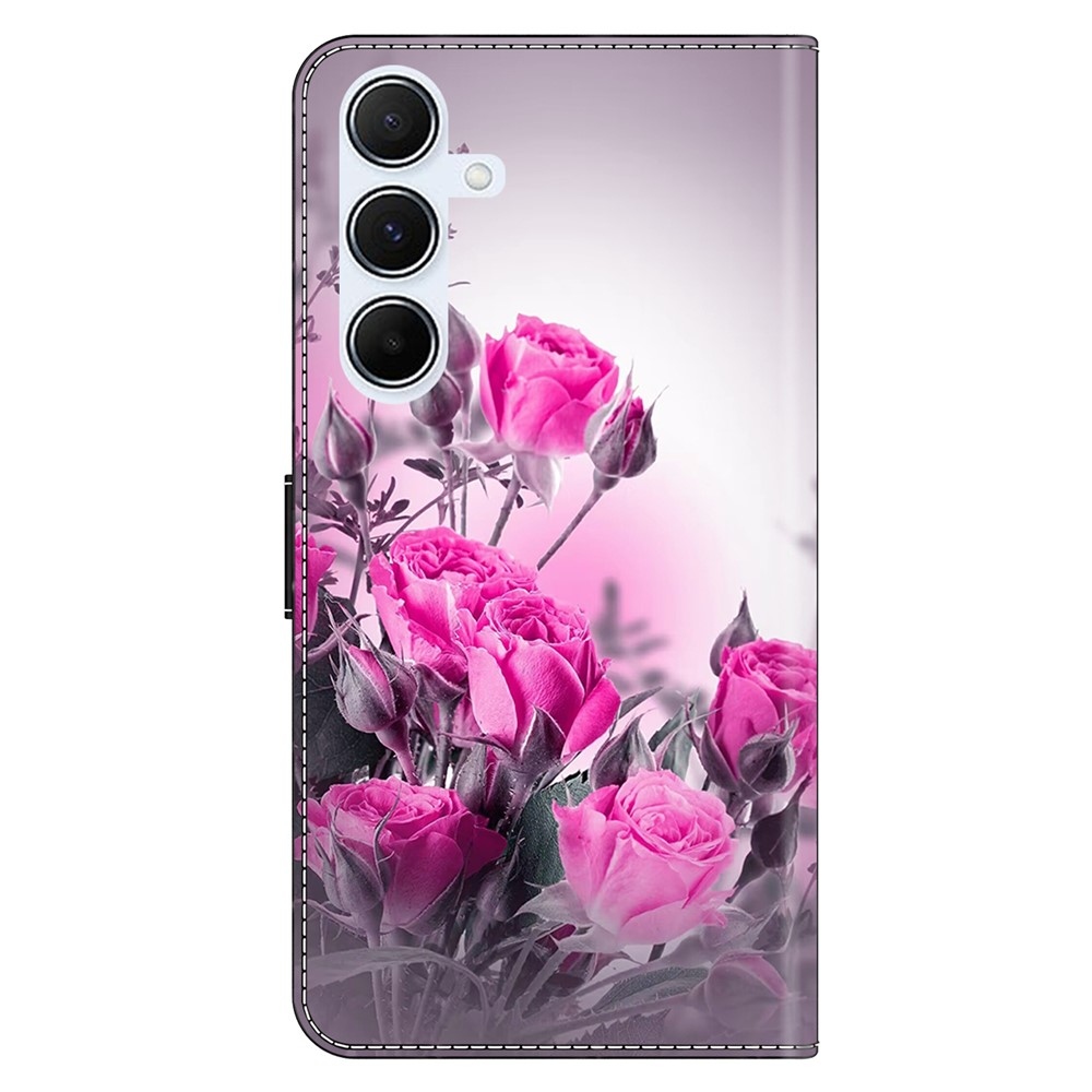Firmly knižkové púzdro na Samsung Galaxy A17 5G/A26 5G - ružové kvety