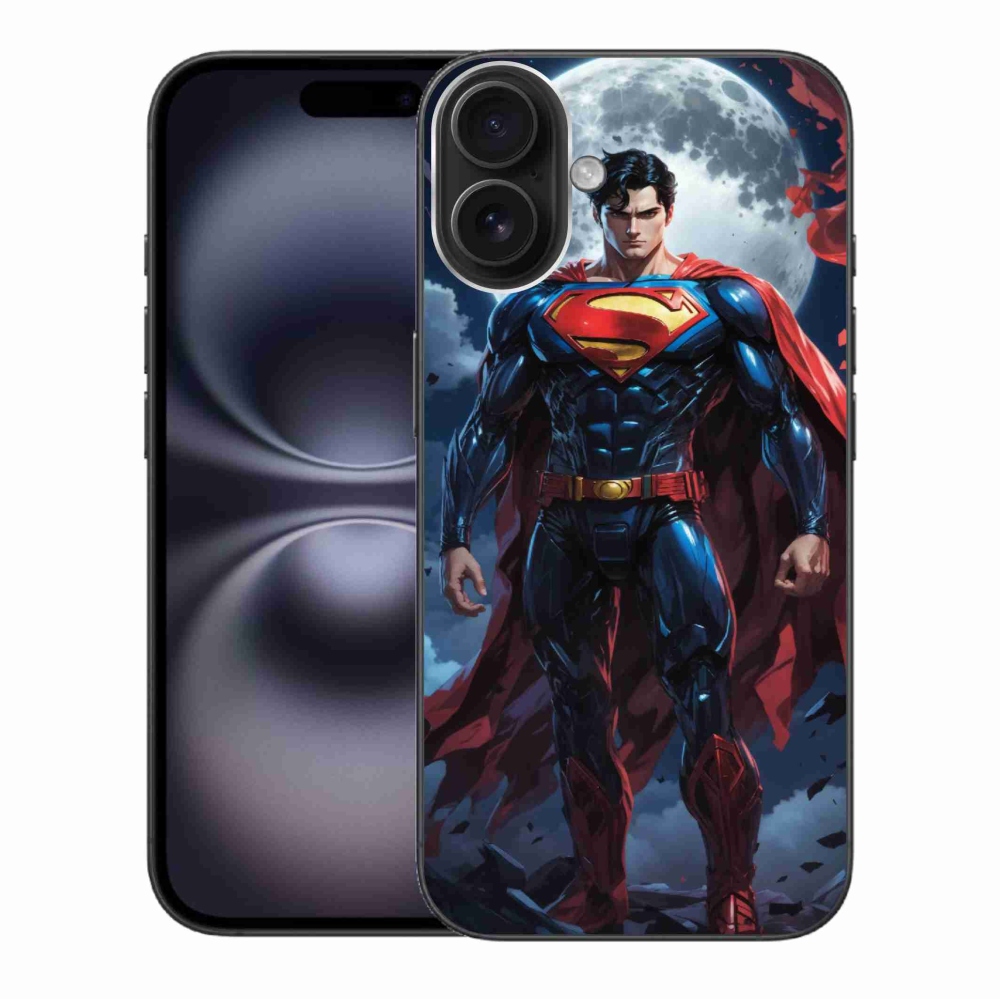 Gélový kryt mmCase na iPhone 16 Plus - superman