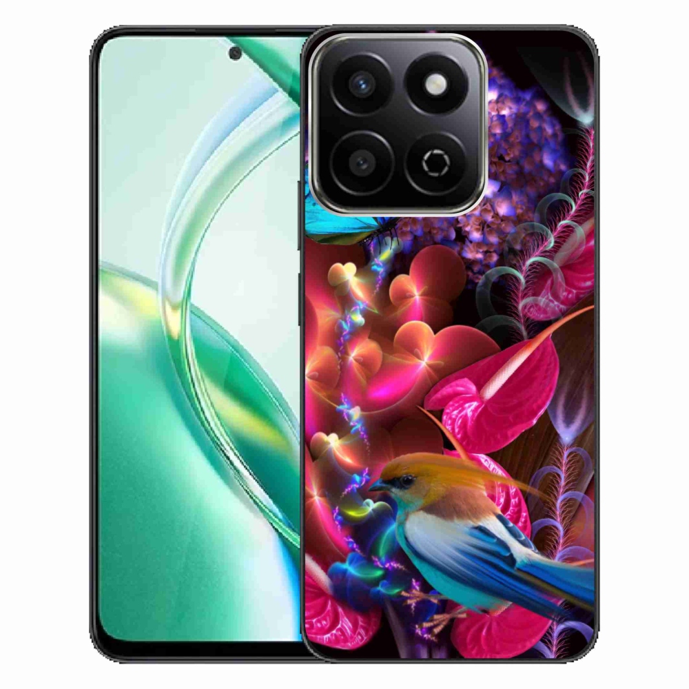 Gélový kryt mmCase na Honor 200 Smart 5G - farebné kvety