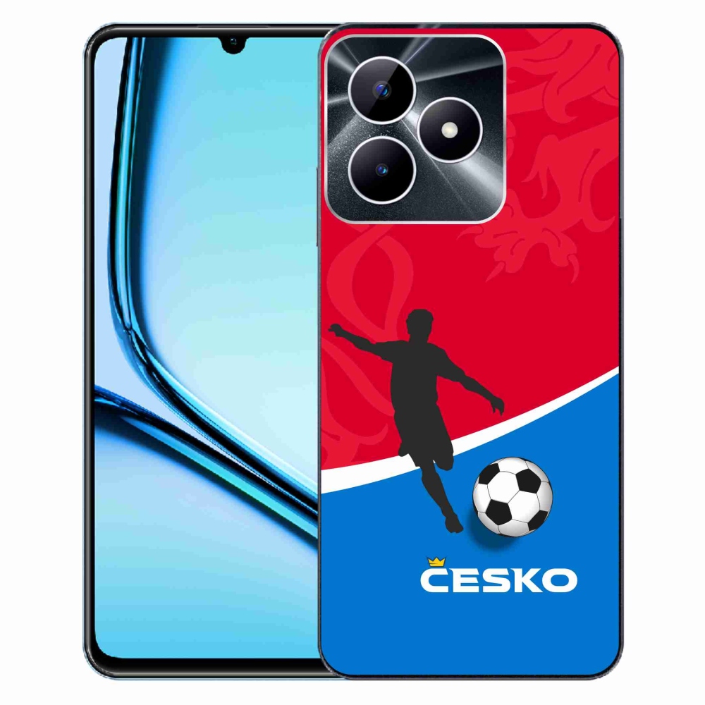 Gélový kryt mmCase na Realme Note 50 - futbal Česko