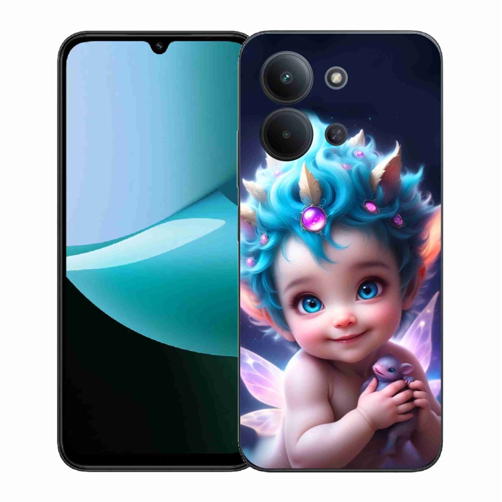 Gélový kryt mmCase na Xiaomi Redmi 15C 4G (171mm)/Poco C85 4G (171mm) - dieťa s motýlími krídlami