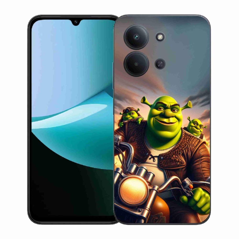 Gélový kryt mmCase na Xiaomi Redmi 15C 4G (171mm)/Poco C85 4G (171mm) - shrek na motorke