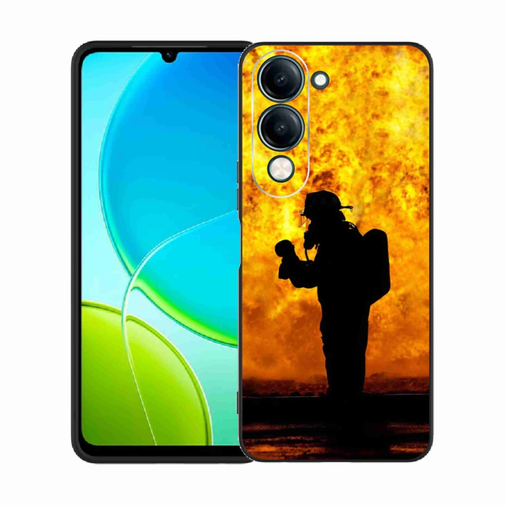 Gélový kryt mmCase na Vivo Y29s 5G - hasič
