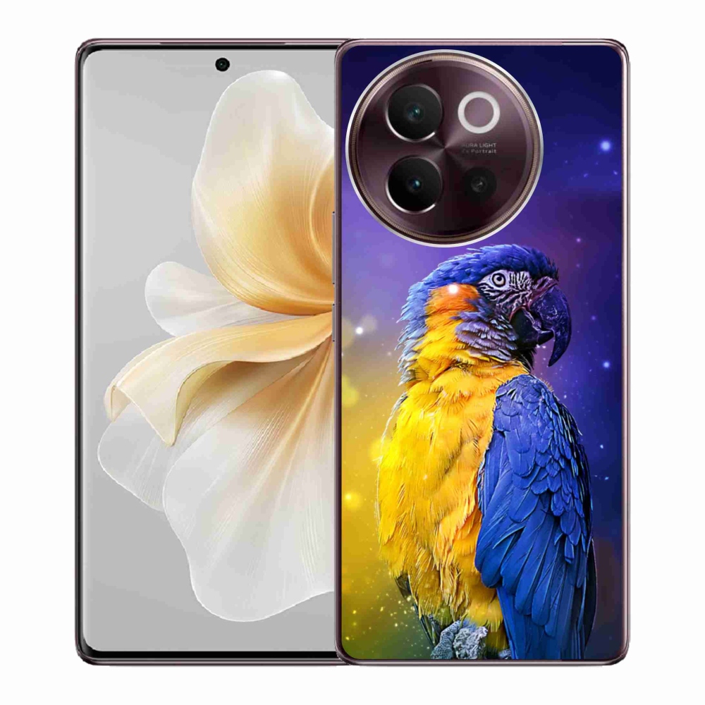 Gélový obal mmCase na Vivo V40 Lite 5G - papagáj ara 1