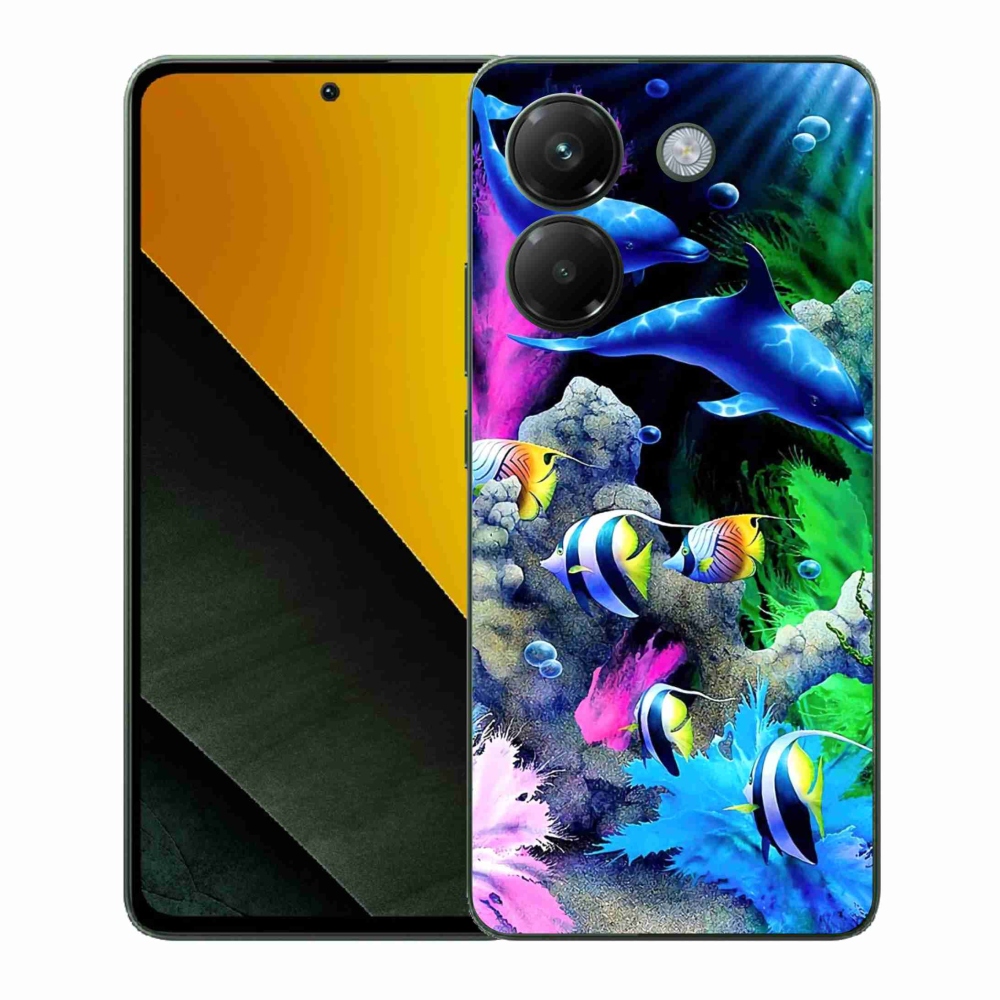 Gélový kryt mmCase na Xiaomi Poco M7 Pro 5G - morský svet