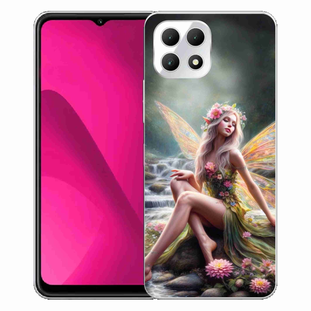Gélový kryt mmCase na T-Mobile T Phone 2 - motýlia žena 1