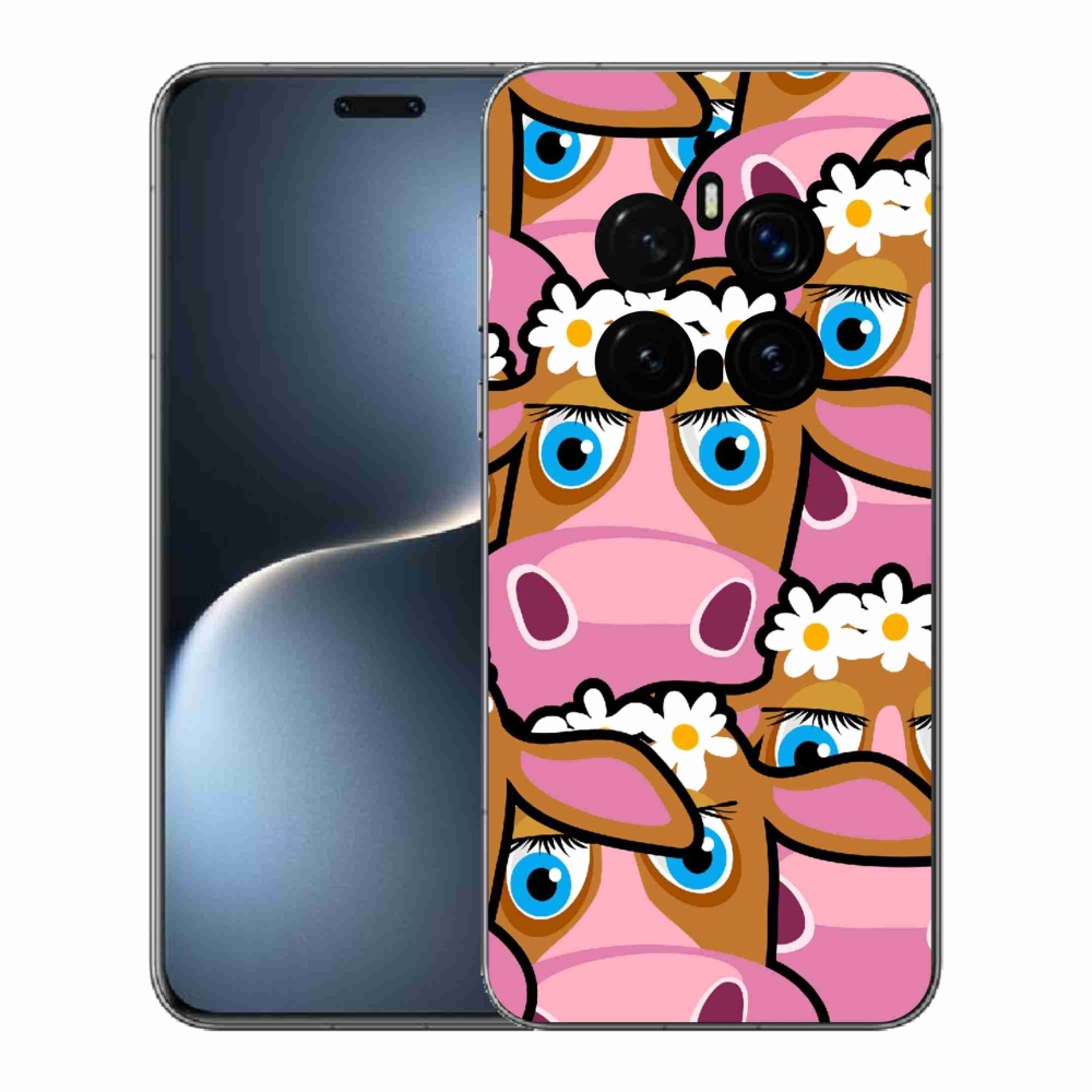 Gélový kryt mmCase na Honor Magic 7 Pro 5G - kreslené kravičky