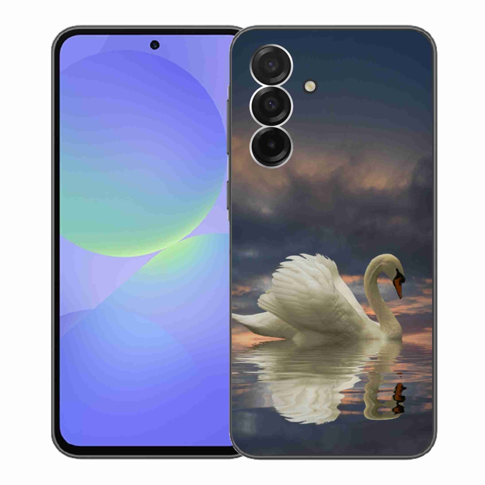 Gélový kryt mmCase na Samsung Galaxy A36 5G - labuť