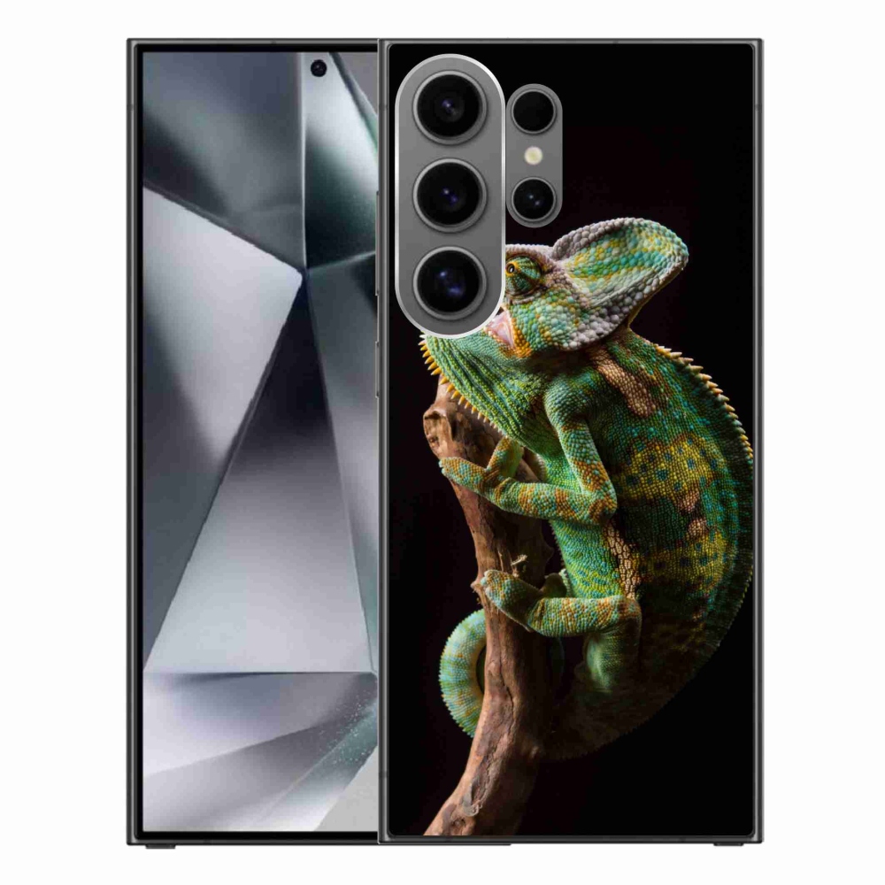 Gélový kryt mmCase na Samsung Galaxy S24 Ultra - chameleón