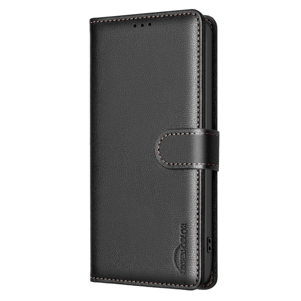 BINFEN knižkové púzdro na Xiaomi Redmi A5 (171.7x77.8x8.3mm) - čierne