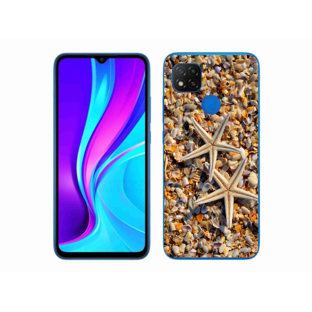 Gélový kryt mmCase na Xiaomi Redmi 9C - morské hviezdice