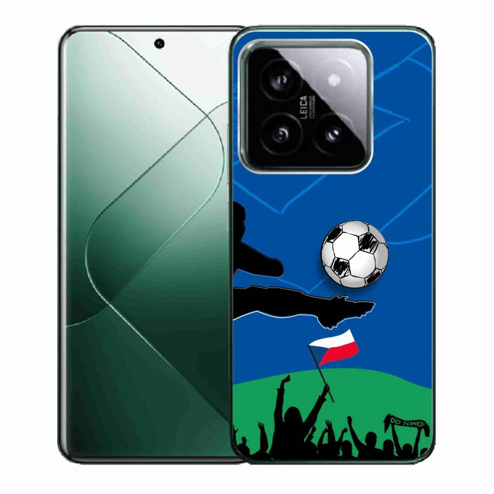 Gélový kryt mmCase na Xiaomi 14 - fanúšikovia futbalu