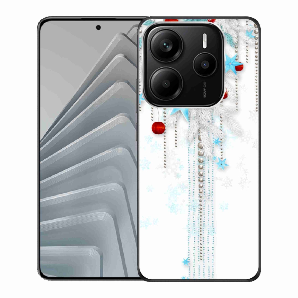 Gélový kryt mmCase na Xiaomi Redmi Note 14 5G - vianočné ozdoby