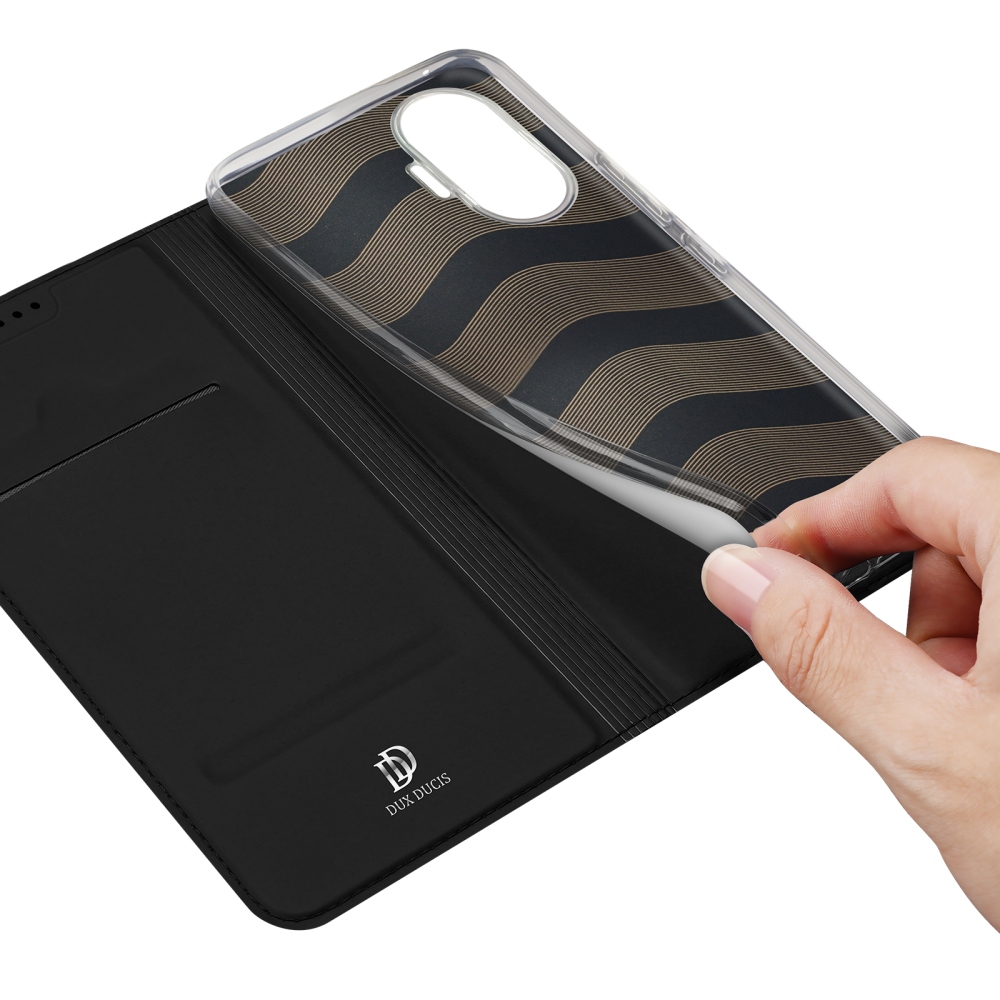 DUX knižkové púzdro na Xiaomi Poco F7 5G - čierne