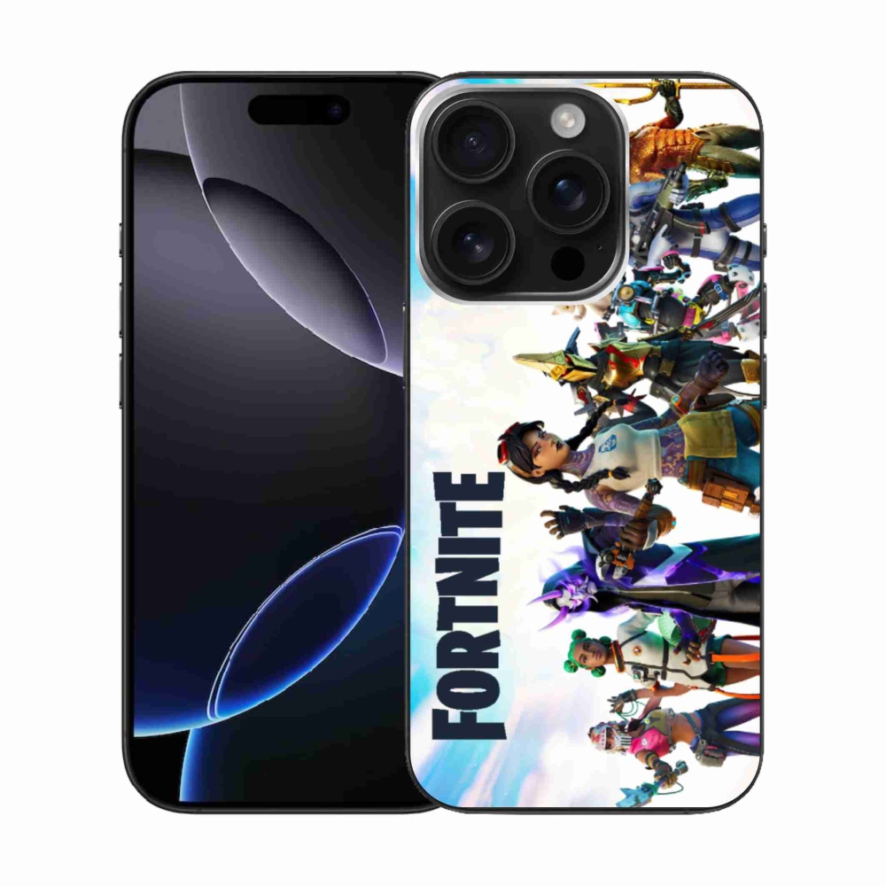 Gélový kryt mmCase na iPhone 16 Pro - fortnite